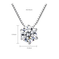 Necklace Gaurosa Woman Fantasy in Silver Zirconia YICO - YICO